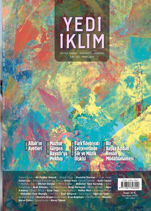 7edi İklim Sayı:360 Mart 2020 Kültür Sanat Medeniyet Edebiyat Dergisi