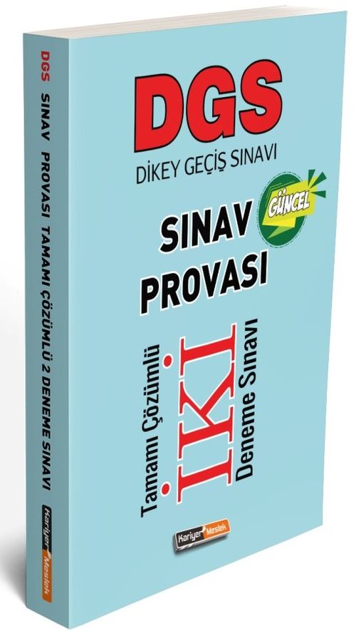 2021 DGS Sınav Provası Tamamı Çözümlü 2 Deneme Sınavı 