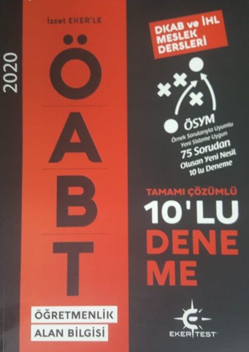 2020 ÖABT Tamamı Çözümlü 10' lu Deneme