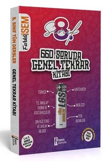 2020 Farklı İsem 8. Sınıf LGS 660 Soruda Genel Tekrar Kitabı 
