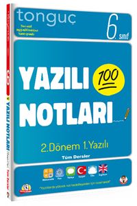 6. Sınıf Yazılı Notları Tüm Dersler 2. Dönem 1. Yazılı