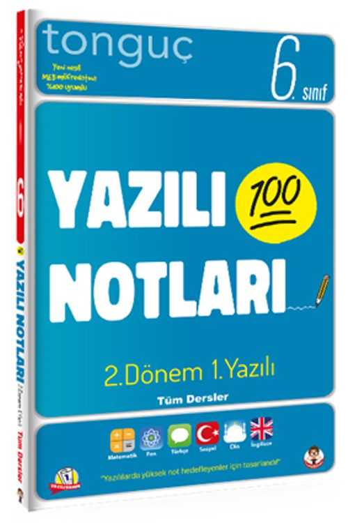 6. Sınıf Yazılı Notları Tüm Dersler 2. Dönem 1. Yazılı