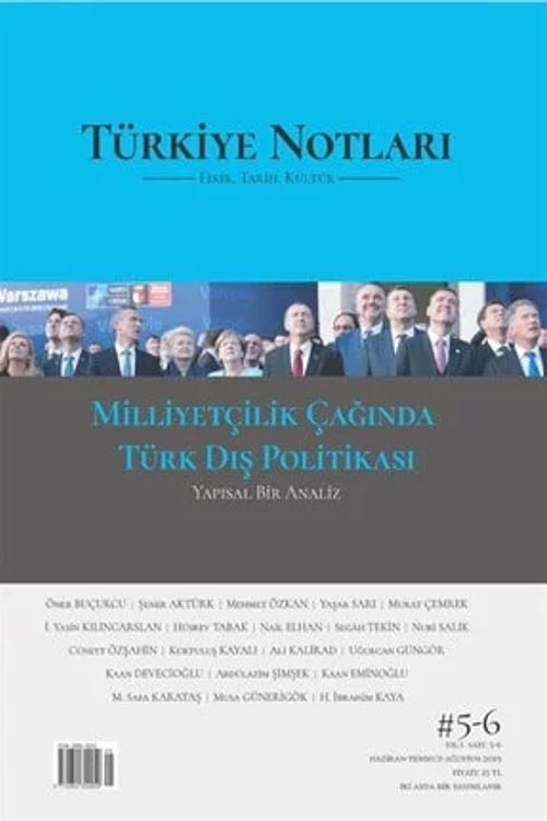 Türkiye Notları Fikir Tarih Kültür Dergisi Sayı: 5 - 6