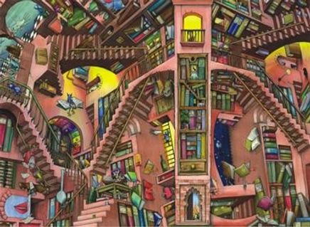 Kütüphane 1000 Parça Puzzle (66x48 Kod:3149)