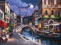 Venedik Sokakları II 1000 Parça Puzzle (66x48 Kod: 3087)