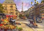 Paris Sokakları 1500 Parça Puzzle (60x85 Kod:4542)