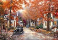 Anılar Sokağı 2000 Parça Puzzle (96x66 Kod: 3930)