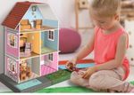 Mobilyalı Bebek Oyun Evi Karton Maket(92174)
