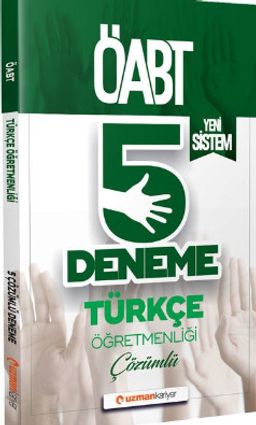 2020 KPSS ÖABT Türkçe Öğretmenliği Yeni Sistem Çözümlü 5 Deneme
