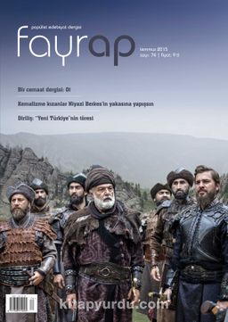 Fayrap Edebiyat Dergisi Temmuz 2015 Sayı:74