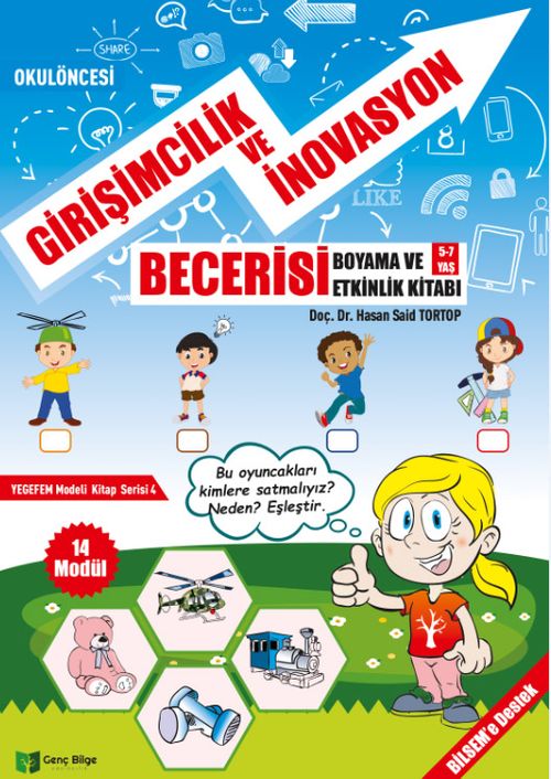 Okulöncesi Girişimcilik ve İnovasyon Becerisi Boyama ve Etkinlik Kitabı
