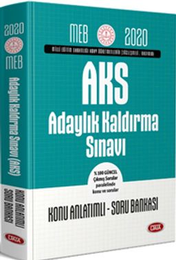 2020 AKS Adaylık Kaldırma Sınavı  Konu Anlatımlı Soru Bankası