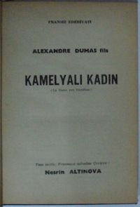 Kamelyalı Kadın Kod: 10-H-10
