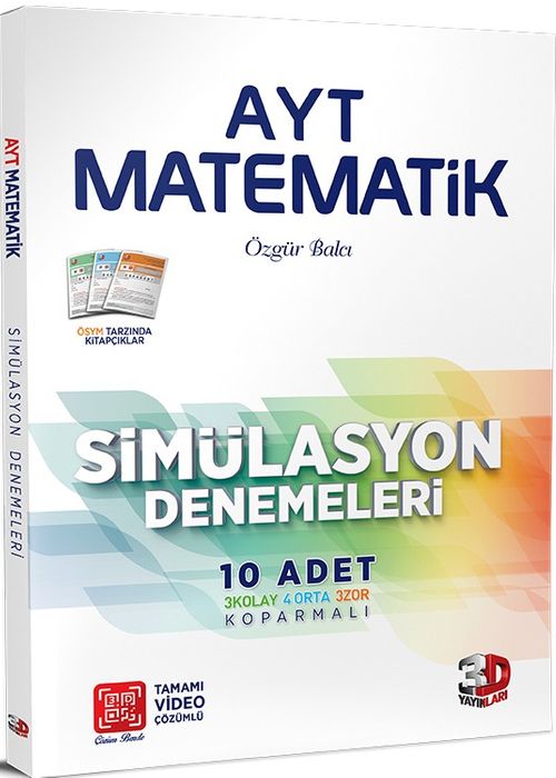 AYT Matematik Simülasyon Denemeleri 10 Adet