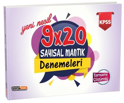 2021 KPSS Yeni Nesil Tamamı Çözümlü 9x20 Sayısal Mantık Denemeleri