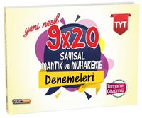 2021 TYT Yeni Nesil Tamamı Çözümlü 9x20 Sayısal Mantık ve Muhakeme Denemeleri