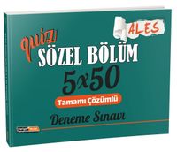  2021 Quiz Ales Sözel Bölüm Tamamı Çözümlü 5x50 Deneme Sınavı