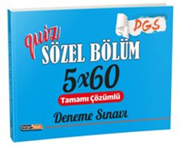 2021 Quiz DGS Sözel Bölüm Tamamı Çözümlü 5x60 Deneme Sınavı