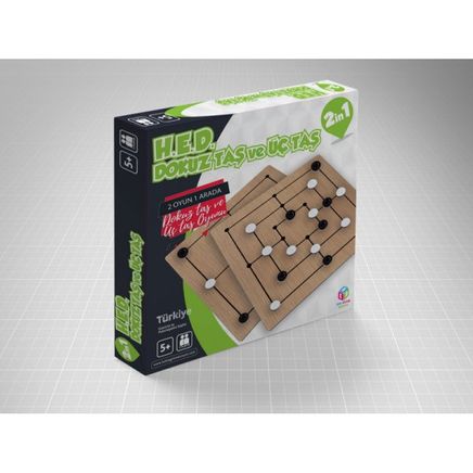 Dokuz Taş & Üç Taş 2 Oyun Birden(0588)