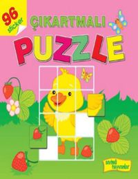 Çıkartmalı Puzle - Sevimli Hayvanlar