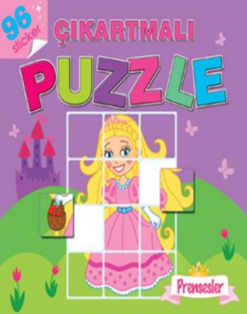 Çıkartmalı Puzle - Prensesler