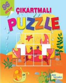 Çıkartmalı Puzle - Deniz Hayvanları