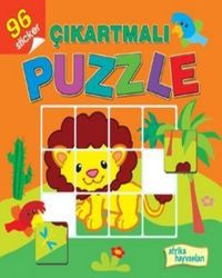 Çıkartmalı Puzle - Afrika Hayvanları