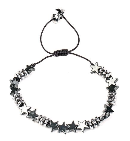 Yıldız Hematit Doğal Taş Bileklik (YHH-79)