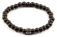 Siyah Mat Oniks Doğal Taş Bileklik (SMZ-84)