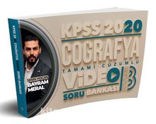 2020 KPSS Coğrafya Tamamı Çözümlü Video Soru Bankası