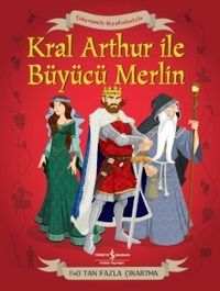 Çıkartmalı Kıyafetleriyle Kral Arthur ve Büyücü Merlin