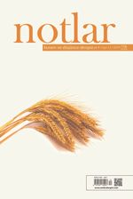 Notlar Kuram ve Düşünce Dergisi Yıl:4 Sayı:12 2020