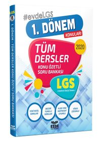LGS 1.Dönem Video Çözümlü Tüm Dersler Soru Bankası 