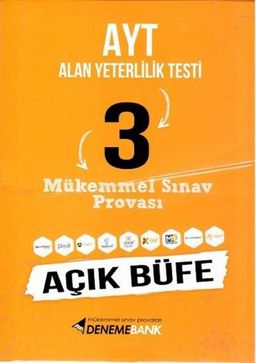 AYT Açık Büfe 3 Mükemmel Sınav Provası