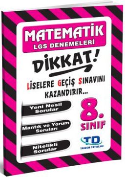 8. Sınıf Matematik LGS Denemeleri