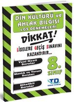 8. Sınıf Din Kültürü ve Ahlak Bilgisi LGS Denemeleri