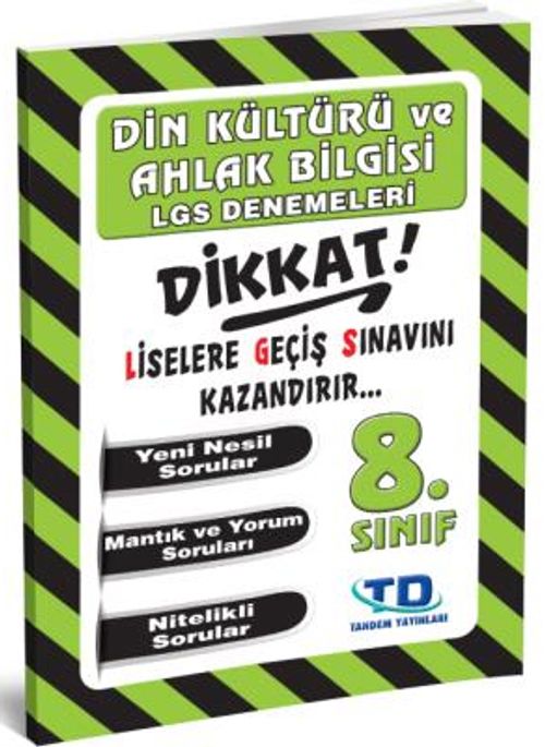 8. Sınıf Din Kültürü ve Ahlak Bilgisi LGS Denemeleri