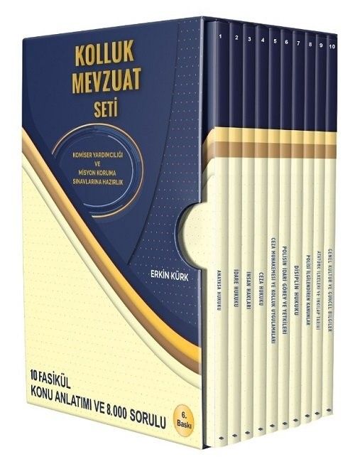 2020 Komiser Yardımcılığı Kolluk Mevzuatı 10 Kitap 