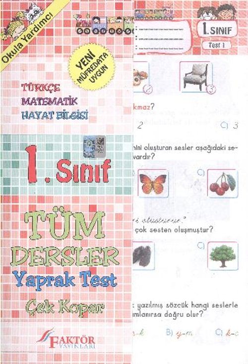 1.Sınıf Tüm Dersler Yaprak Test