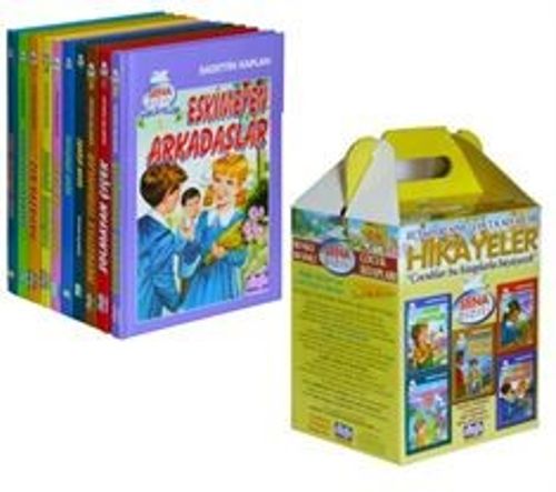 Sena Dizisi Hikayeler ve Masallar (Renkli, Resimli, Ciltli, 10 Kitap Set)