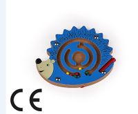 Montessori Ahşap Zeka Oyunları / w-Hedgehog Maze