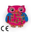 Montessori Ahşap Zeka Oyunları / w-Owl Maze Two