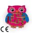 Montessori Ahşap Zeka Oyunları / w-Owl Maze Two