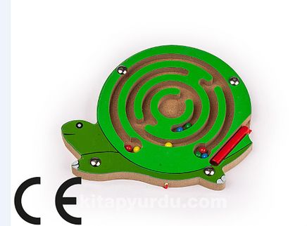 Montessori Ahşap Zeka Oyunları / w-Turtle Maze