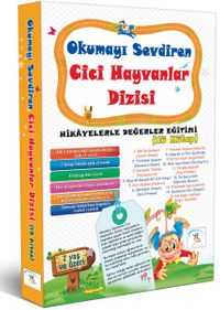 Okumayı Sevdiren Cici Hayvanlar (8 Kitap) 