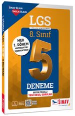 8. Sınıf 1. Dönem LGS Çözümlü 5 Deneme