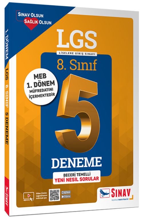 8. Sınıf 1. Dönem LGS Çözümlü 5 Deneme (Kolektif ) Fiyatı