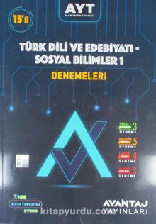 AYT 15'li Türk Dili ve Edebiyatı - Sosyal Bilimler 1 Denemeri