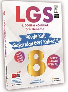 LGS 1. Dönem Konuları 5’li Deneme 