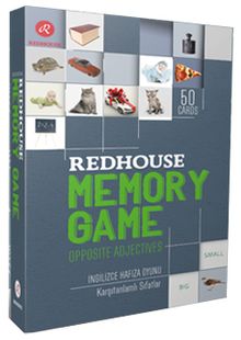 Redhouse Memory Game - Opposite Adjectives & Hafıza Oyunu - Karşıtanlamlı Sıfatlar